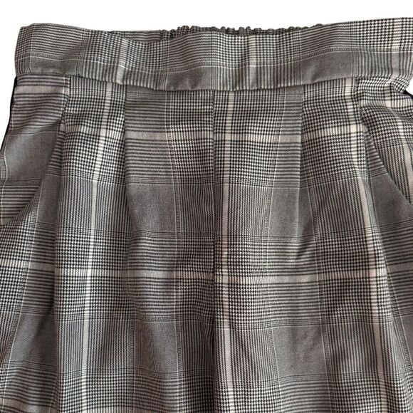 Cotton:On Pleated Front Plaid With Black Side Stripe Pants Size S/P - Picture 7 of 14